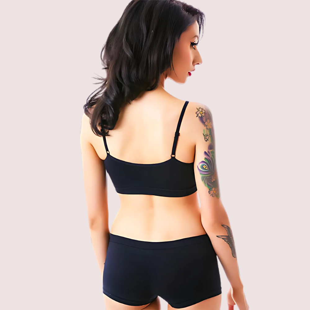 ffDleGBWMuoF17268z27cjMoNfSsxDPp8j4cj49A.png Sporty Spaghetti Strap Sports Bra Matching Boyshort - Image 3