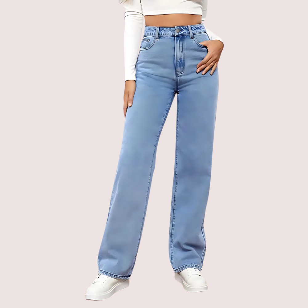 h0v0yXW97bVLWwJzO9KP06SH5QPI6tYYxi818b7c.png Women's Fashionable Washed High Waist Straight Jeans