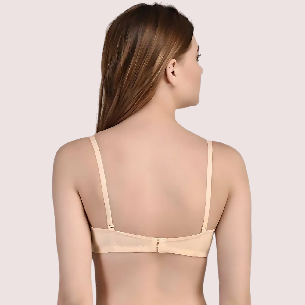 hW70gpwQJ1qrUd1tPZ1xSZRKwuHs1SJ4NTQwcDuC.png Women Beige Full Coverage Lightly Padded Bra - Image 3