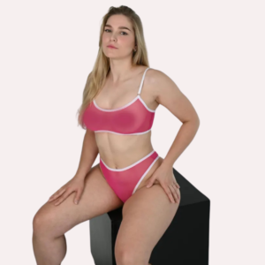 Clear Elegance Transparent Bra & Thong Set - Trending Products with Video Catalogue