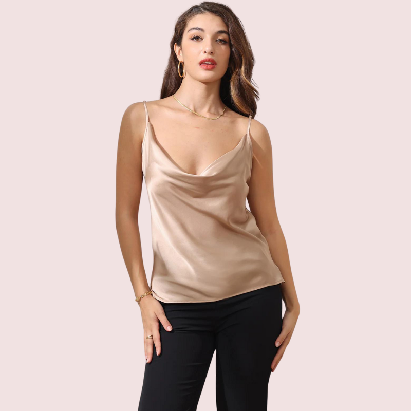 id5zvAmM8kURiGGVnZgzqQBOsxINyngiLntwC2NP.png Stylish Cowl Neck Silk Camisole Tank Top