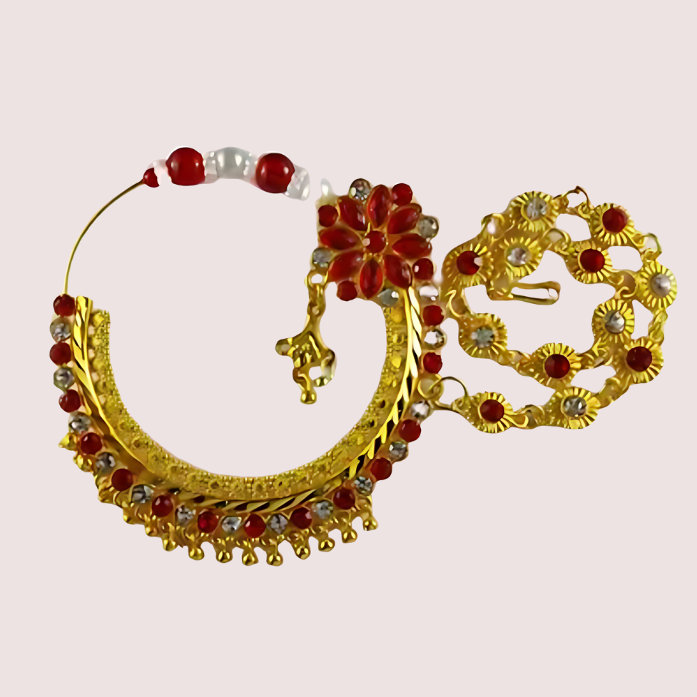 nBj3yvsgWFYLYQr9oCIwdnH4DPCg9AVXsPZiMD8G.png Luxurious Bridal Nose Ring with Elegant Pearls - Image 2