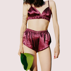 Classic Pure Silk Bra Set for Women - Silk Bra Sets