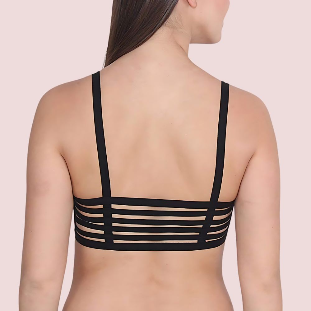 vXgCJcOlfubnS6NZgzHQ5Z2FxV6fshuDQBNZklT2.png "Sexy" Pack Of 2 Sexy Back Stripe Bralette Bra - Image 2