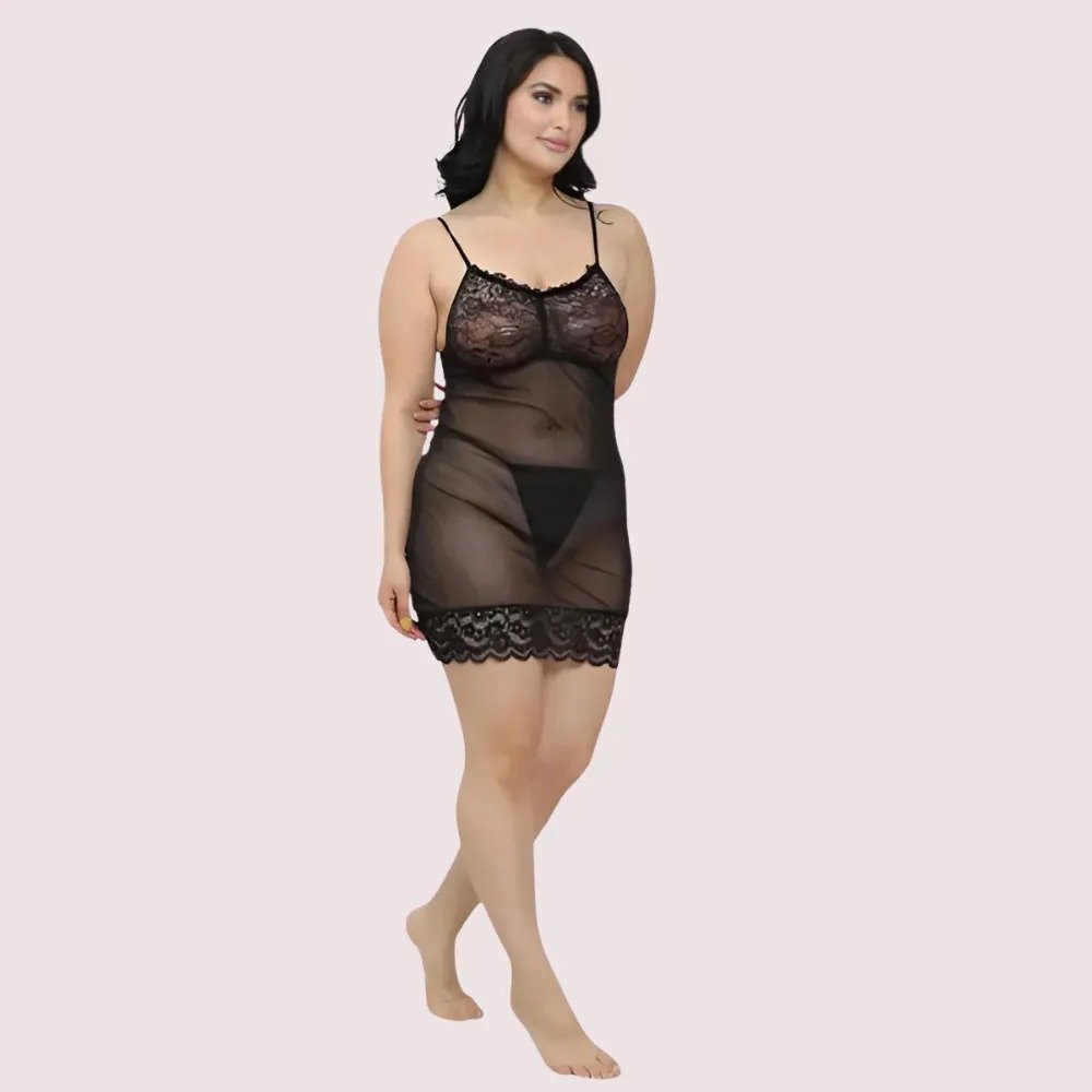 wituHpN5MNjsya1ymPwfBhEWfpTBATL961yLEFyI.jpg Sheer Babydoll Slip Dress for Women - Image 3