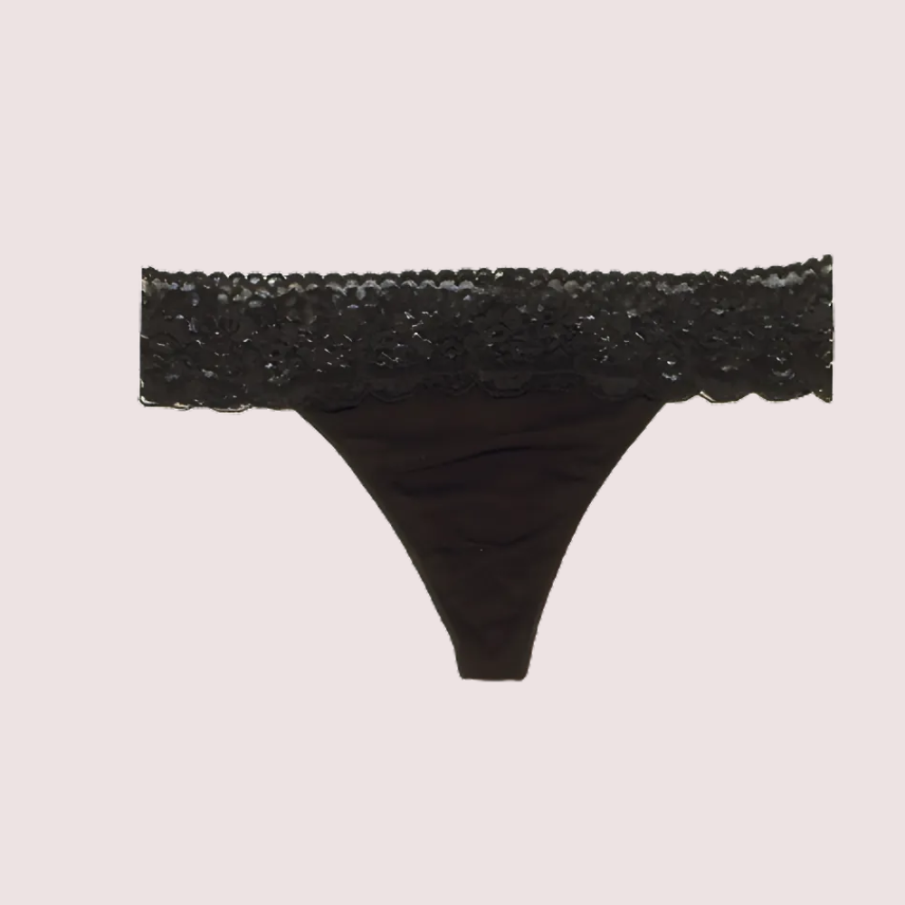 wkHxTbmzsFnISET2TSV1pcG7yOzGo9xvTg0BB239.png No Secret Low Rise "V" Shape Lace Thong Panty - Image 3