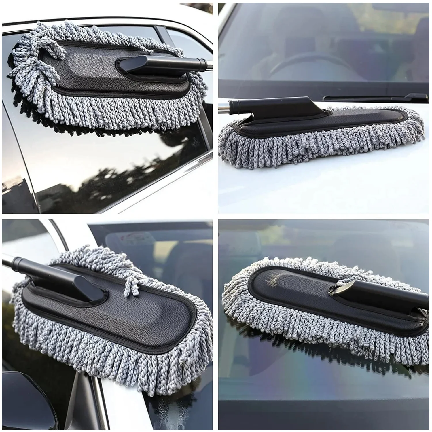 03-4749_microfiber_cleaning_duster.webp Car Duster – Retractable Handle Microfiber | Velvet Wheels - Car Duster product image 2