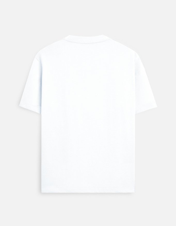 img_117850a67a9ab0.jpg ZAVELO GOODVIBES Unisex Standard Crew T-Shirt- White – Classic Comfort, Everyday GOODVIBES - T Shirts product image 2