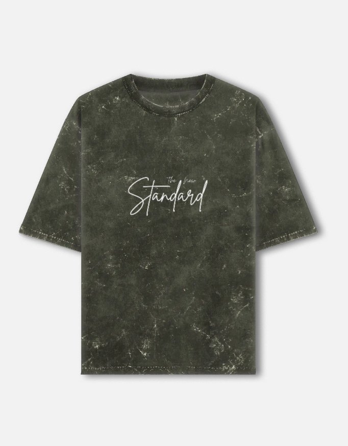 img_5624d6d390dad2.jpg ZAVELO THE NEW STANDARD- Unisex Acid Washed Oversized Tee - T Shirts product image 7