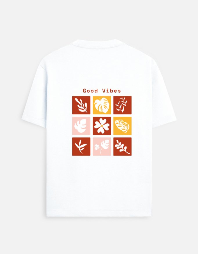 img_6317b02da3fa82.jpg ZAVELO GOODVIBES Unisex Standard Crew T-Shirt – F&B Print– Classic Comfort, Everyday GOODVIBES - T Shirts product image 3