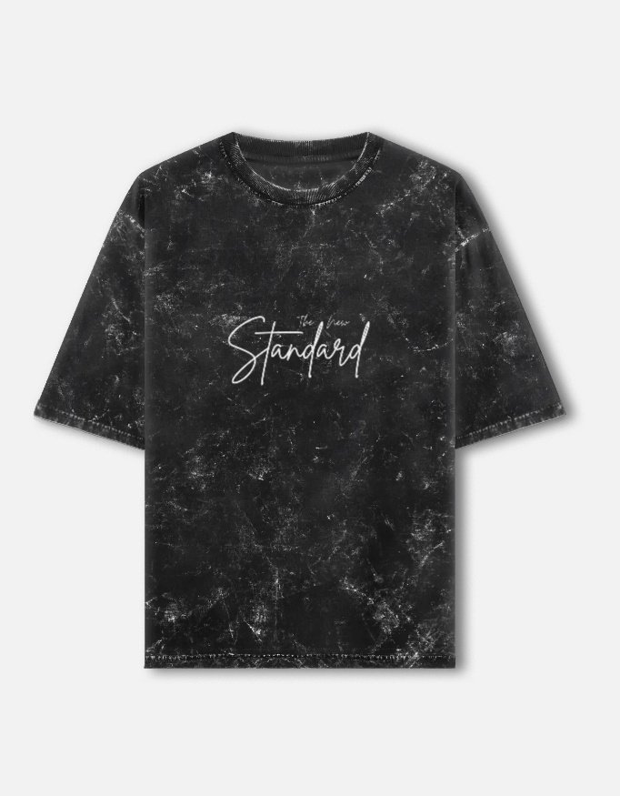 img_a6dc9ea7088b5f.jpg ZAVELO THE NEW STANDARD- Unisex Acid Washed Oversized Tee - T Shirts product image 12